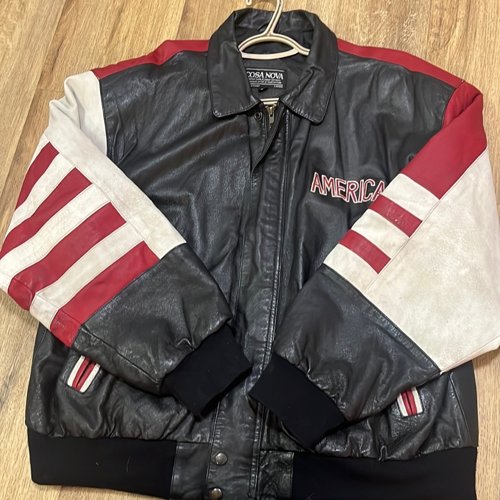 Vintage Cosa Nova Men’s leather coat size XL
